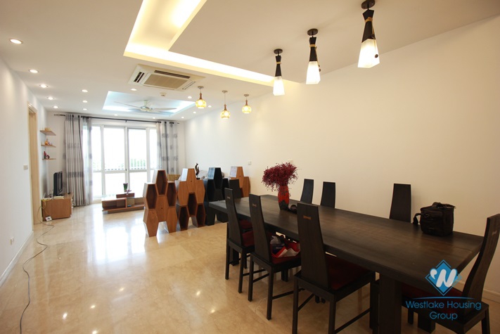 A well-decorated three-bedroom apartment in Ciputra, Tay Ho district